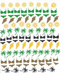 Summer Holiday Nail Stickers
