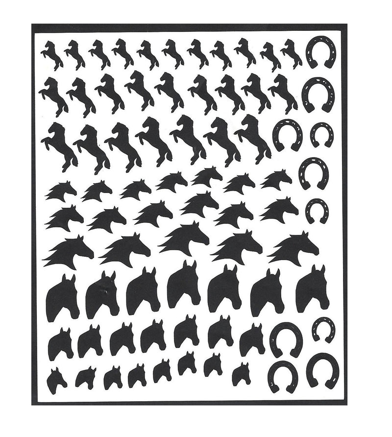 Horse   Nail Stickers