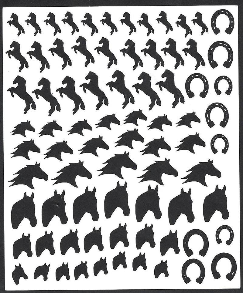 Horse   Nail Stickers