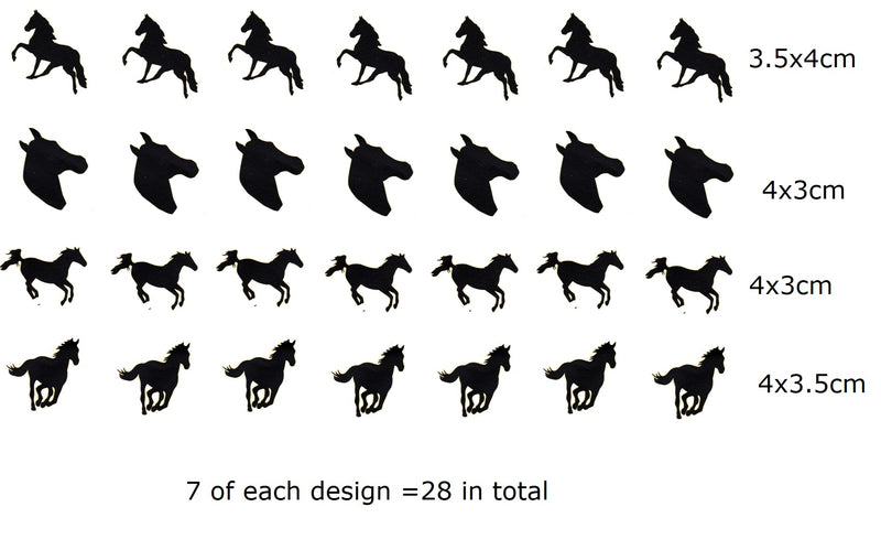 Horse Vinyl Stickers ( Multiple colours to choose from )