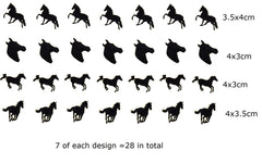 Horse Vinyl Stickers ( Multiple colours to choose from )