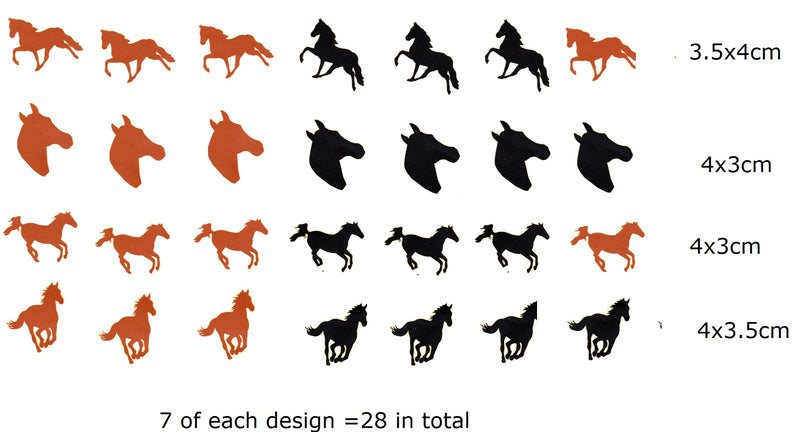 Horse Vinyl Stickers ( Multiple colours to choose from )