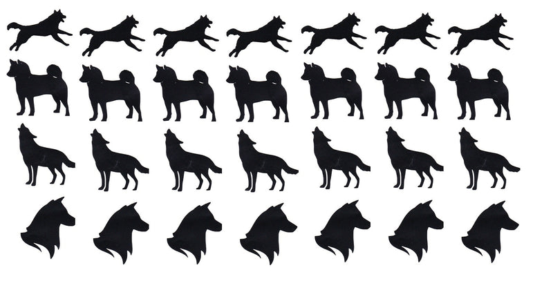 Husky Vinyl Stickers ( Multiple colours to choose from )
