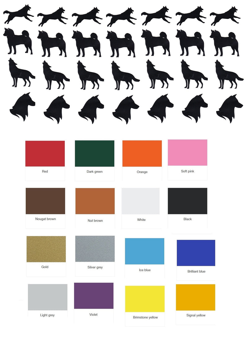 Gemini Vinyl Stickers ( Multiple colours to choose from )