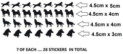 Husky Vinyl Stickers ( Multiple colours to choose from )