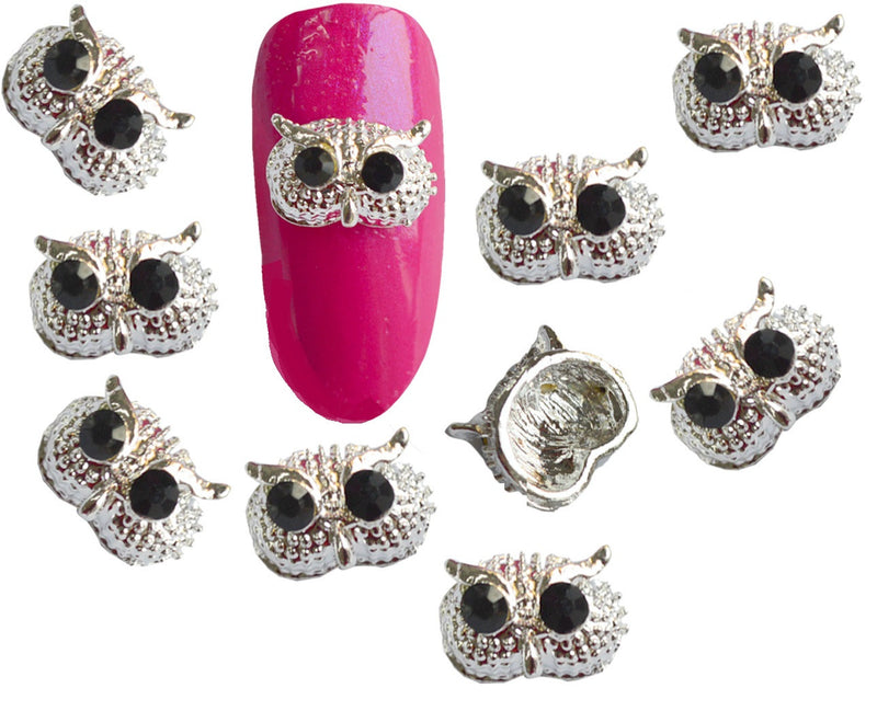 Silver Seahorse Nail Gems  ( Pack of 20 ) Collection 31