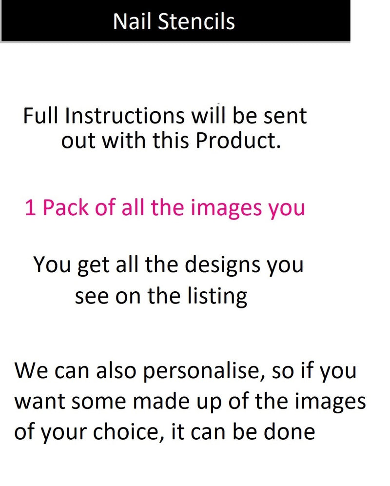 Nail Stencils style 150