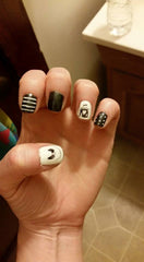 Jack Skellington C2 Nail Art Decals