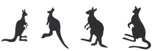 Kangaroo Vinyl Stickers ( Multiple colours to choose from )