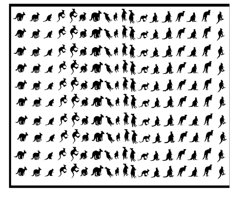 Kangaroo Nail Stickers