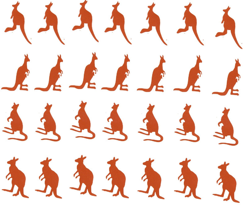 Kangaroo Vinyl Stickers ( Multiple colours to choose from )