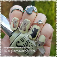 Koala Nail Art