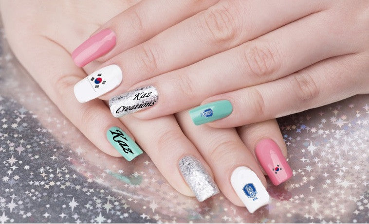 Korea Republic Nail Art