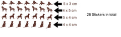 Labrador Dog  Retriever Vinyl Stickers ( Multiple colours to choose from )