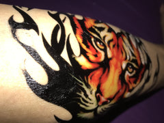 Tiger Large Temporary Tattoos