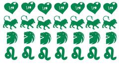 LEO  Vinyl Stickers ( Multiple colours to choose from )
