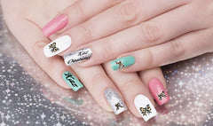 Leopard Bow Code 1 Nail Art