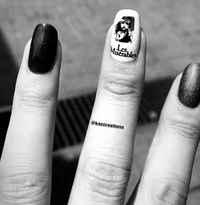Les Misérables Nail Art Decals