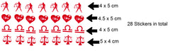 Libra Vinyl Stickers ( Multiple colours to choose from )