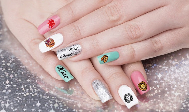 Lion Nail Art