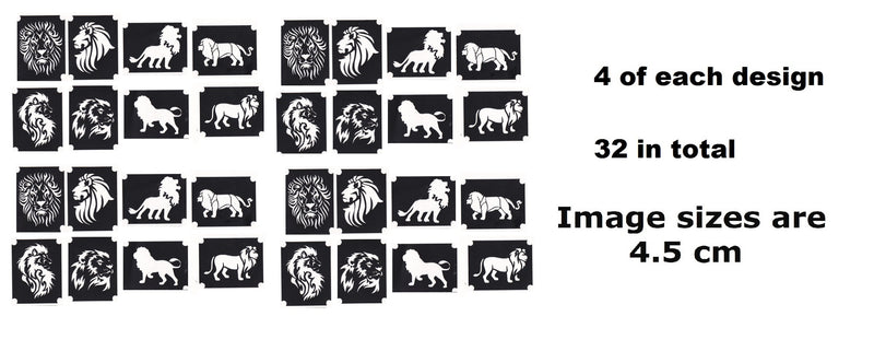 Lion Nail Stickers