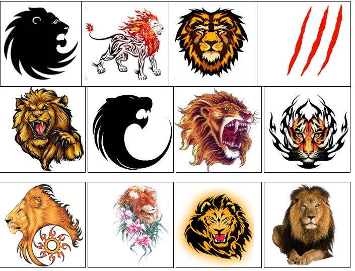 Lion Nail Stickers