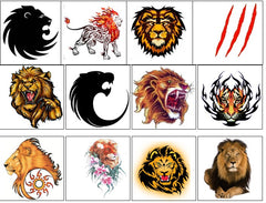 Lion Nail Stickers