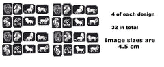 Lion Nail Stickers