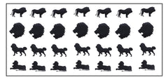 Lion Nail Stickers