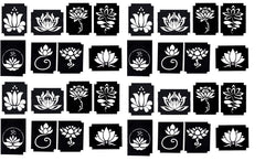 32  Flower Tattoo Stencils c1