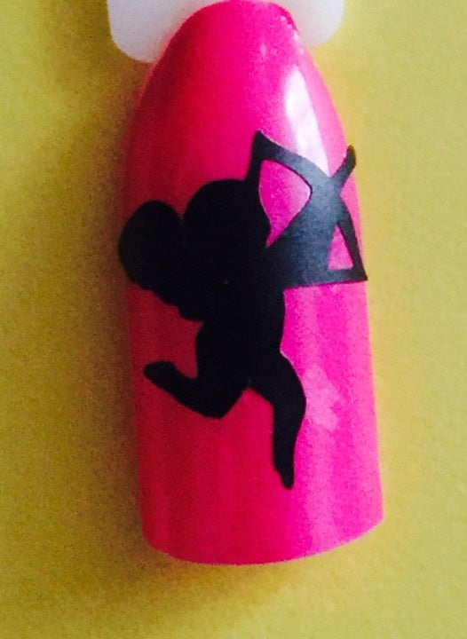 Love is in the air Hearts Cupid Valentines Nail Stickers