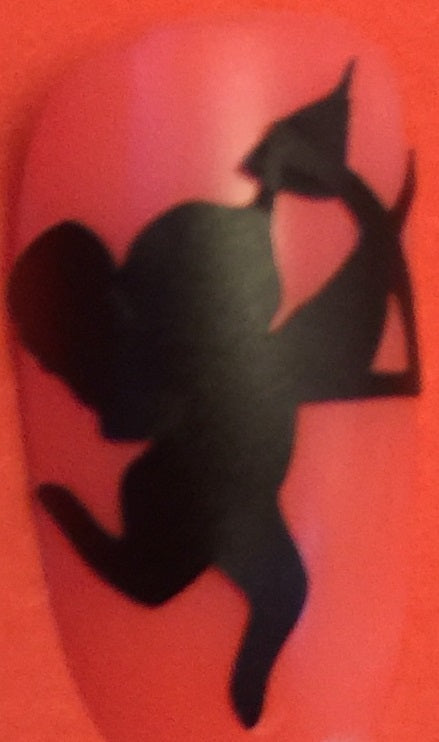 Love is in the air Hearts Cupid Valentines Nail Stickers