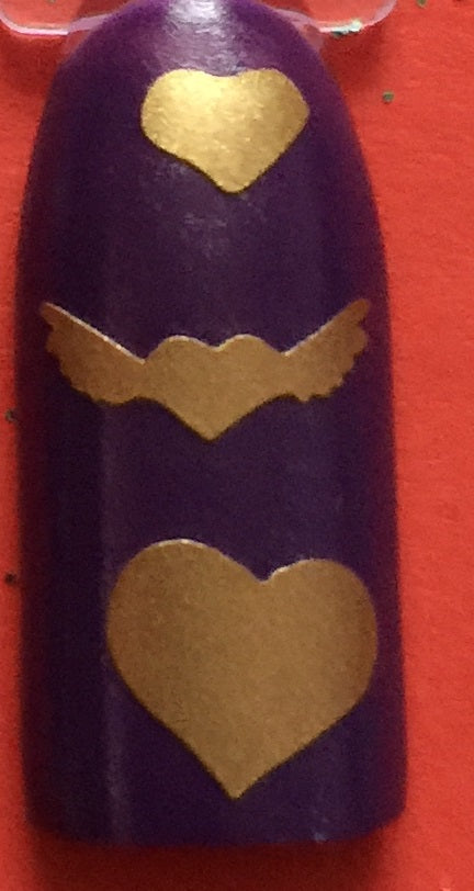 Love is in the air Hearts Cupid Valentines Nail Stickers