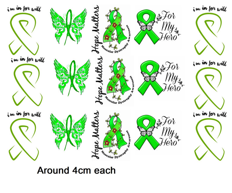 Muscular Dystrophy Awareness Temporary Tattoos