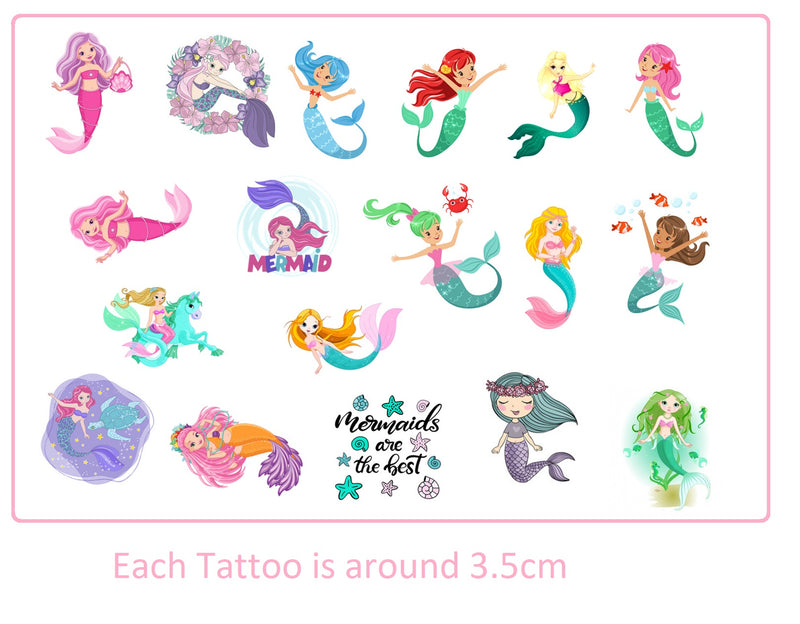 Mermaid Temporary Tattoos