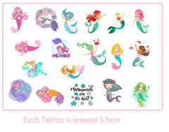 Mermaid Temporary Tattoos