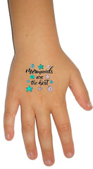 Mermaid Temporary Tattoos