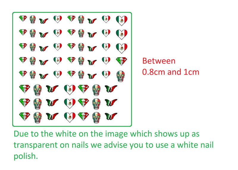 Mexico Nail Art Decal