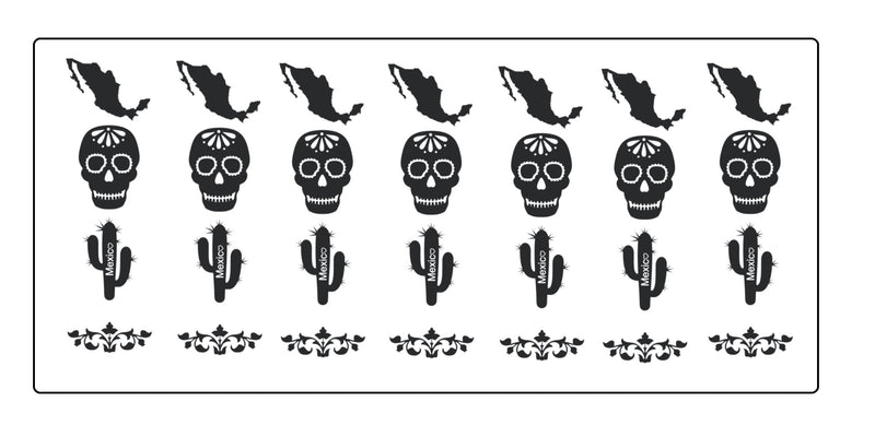 Mexico Vinyl Stickers ( Multiple colours to choose from )