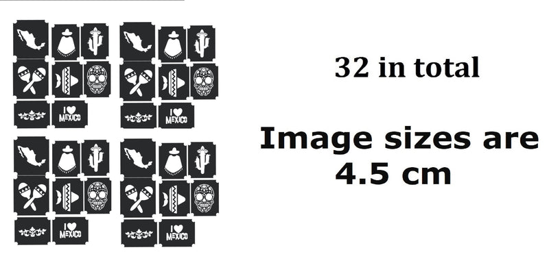 Mexico Tattoo Stencils