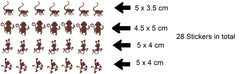 Monkey Vinyl Stickers ( Multiple colours to choose from )