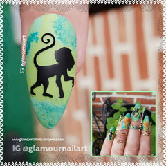 Monkey  Nail Stickers