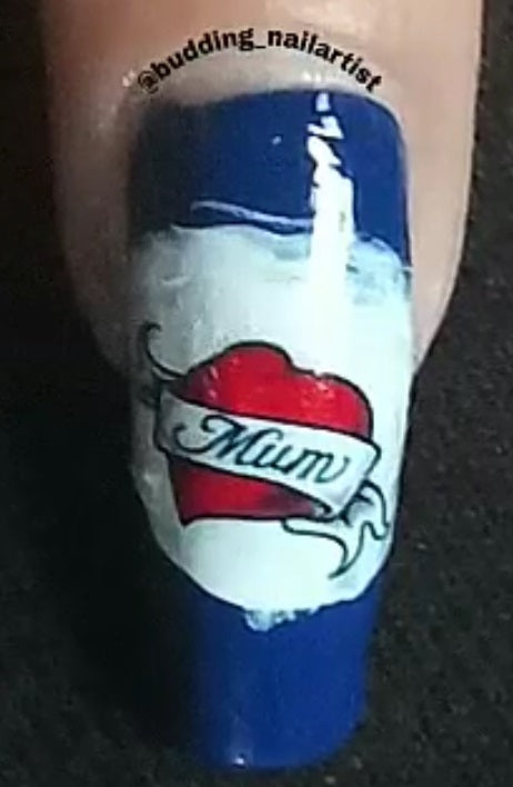 Mum Nail Art