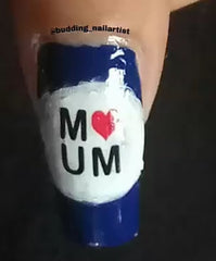 Mum Nail Art