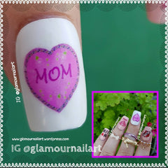 Mum Nail Art