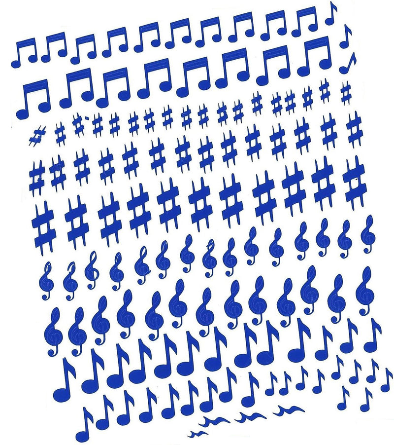 Musical Notes Nail Stickers