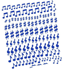 Musical Notes Nail Stickers