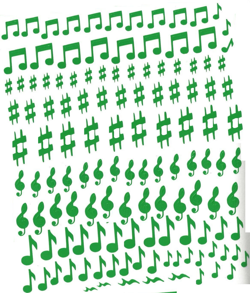 Musical Notes Nail Stickers