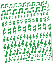 Musical Notes Nail Stickers