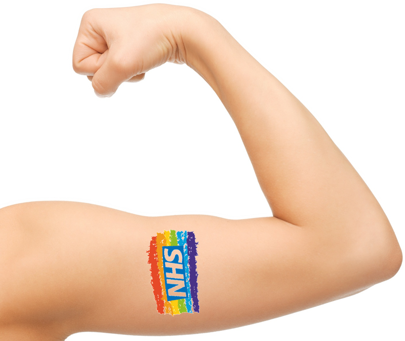 NHS Support Temporary Tattoos